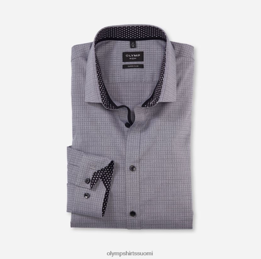 vaatetus OLYMP ei. kuusi super ohut, bisnespaita, moderni kent, musta 24N6D107