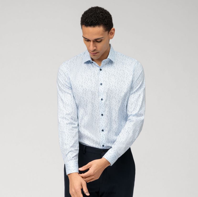 vaatetus OLYMP ei. kuusi super slim, business paita, moderni kent, bleu 24N6D114