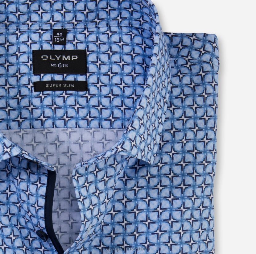 vaatetus OLYMP ei. kuusi super slim, business paita, moderni kent, bleu 24N6D15