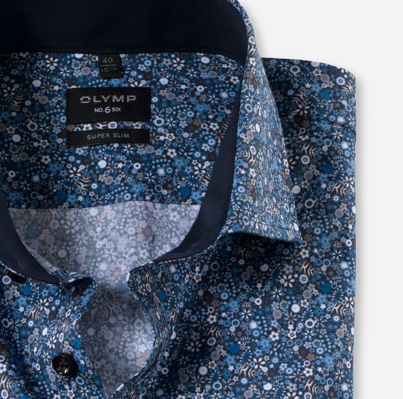 vaatetus OLYMP ei. kuusi superohut, bisnespaita, kuninkaallinen kent, luonnollinen 24N6D164