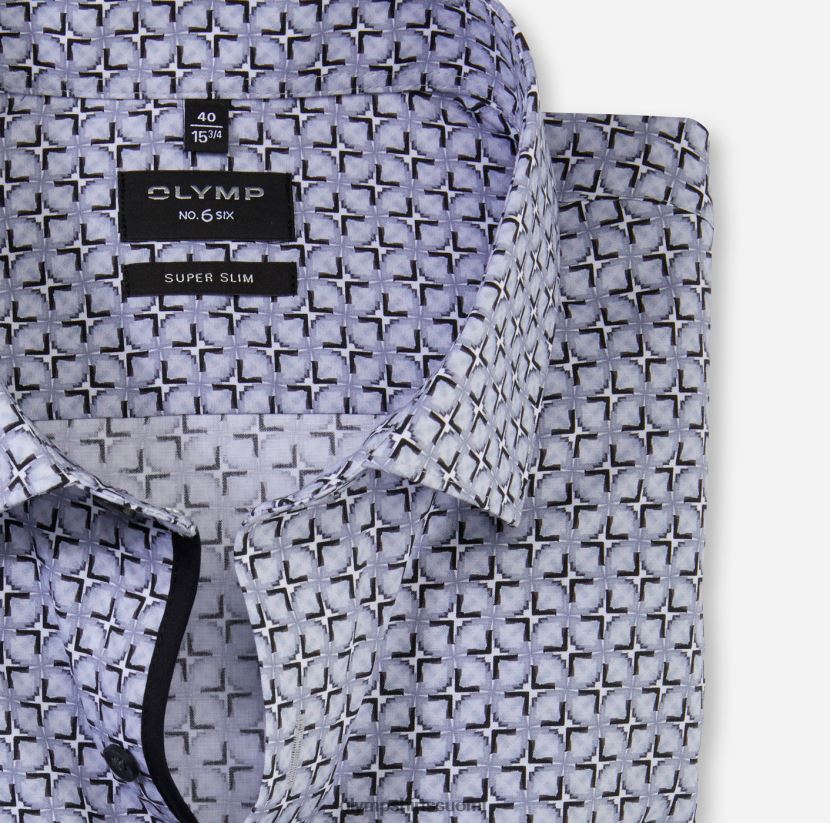 vaatetus OLYMP ei. kuusi superohut, bisnespaita, moderni kent, hopeanharmaa 24N6D30