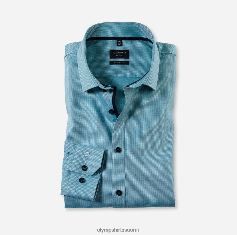 vaatetus OLYMP ei. kuusi superohut, bisnespaita, moderni kent, smaragdi 24N6D194