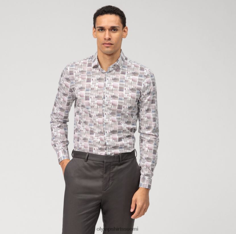 vaatetus OLYMP ei. kuusi superohut, bisnespaita, moderni kent, tummanpunainen 24N6D247