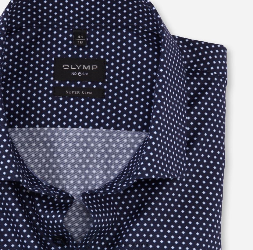 vaatetus OLYMP ei. kuusi superohut, bisnespaita, pitkähihainen erikoispitkä, moderni kent, meri 24N6D303