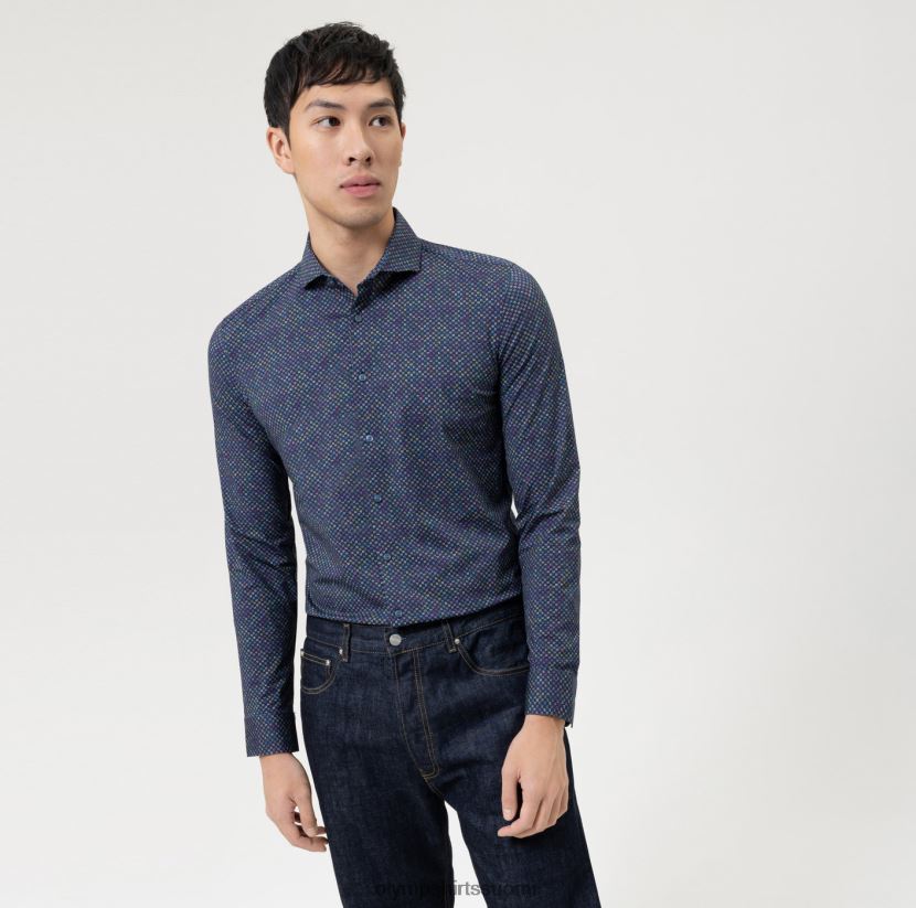 vaatetus OLYMP ei. six 24/7 super slim, business paita, cutaway, lime 24N6D4