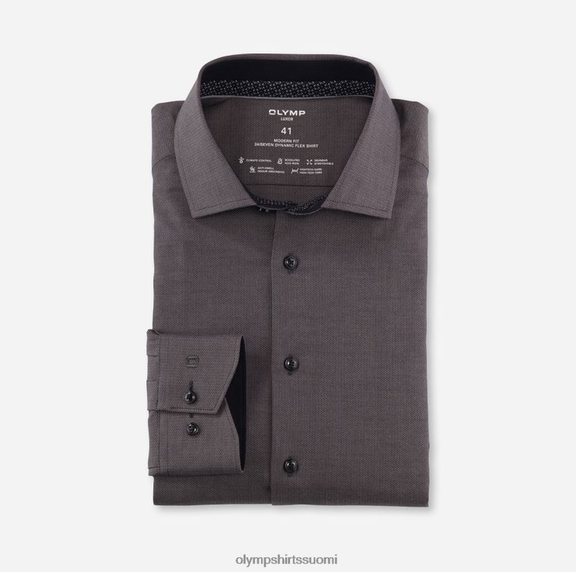 vaatetus OLYMP luxor 24/7 moderni istuvuus, bisnespaita, globaali kent, antrasiitti 24N6D980