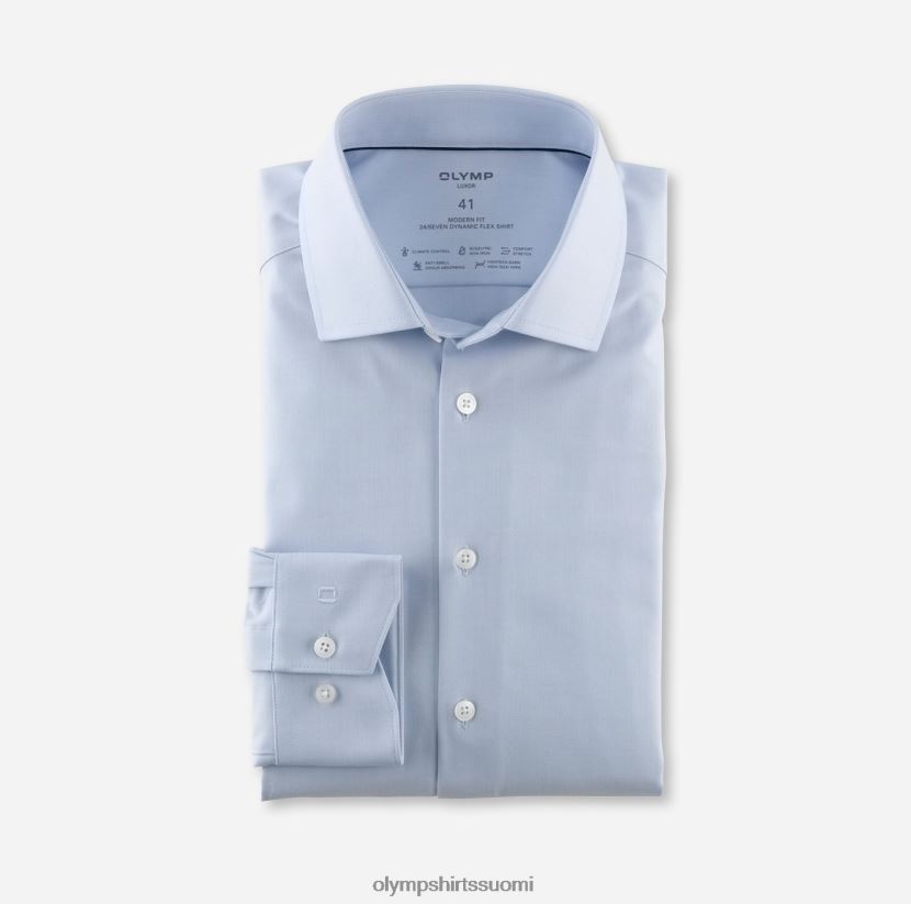 vaatetus OLYMP luxor 24/7 moderni istuvuus, bisnespaita, globaali kent, bleu 24N6D957