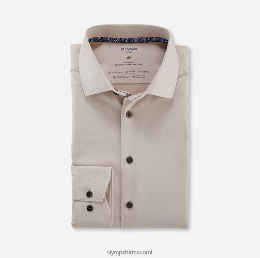 vaatetus OLYMP luxor 24/7 moderni istuvuus, bisnespaita, globaali kent, luonnollinen 24N6D1125