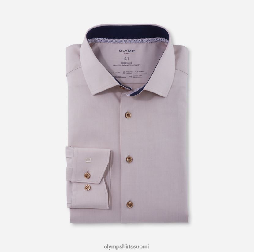 vaatetus OLYMP luxor 24/7 moderni istuvuus, bisnespaita, globaali kent, luonnollinen 24N6D1238