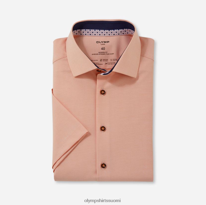 vaatetus OLYMP luxor 24/7 moderni istuvuus, bisnespaita, globaali kent, mandariini 24N6D1194