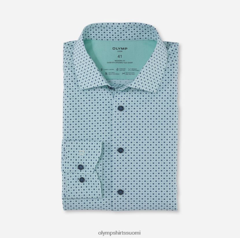 vaatetus OLYMP luxor 24/7 moderni istuvuus, bisnespaita, globaali kent, vaaleanvihreä 24N6D1218