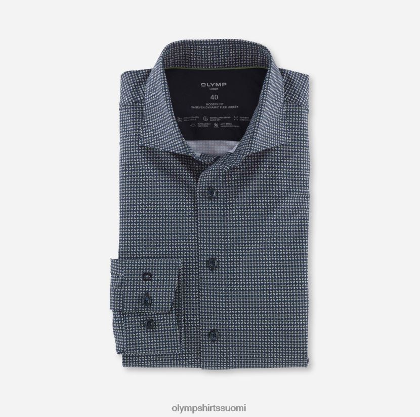 vaatetus OLYMP luxor 24/7 moderni istuvuus, bisnespaita, kent, limenvihreä 24N6D982