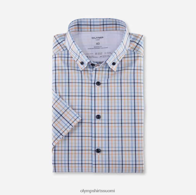 vaatetus OLYMP luxor 24/7 moderni istuvuus, bisnespaita, napitus, mandariini 24N6D1158