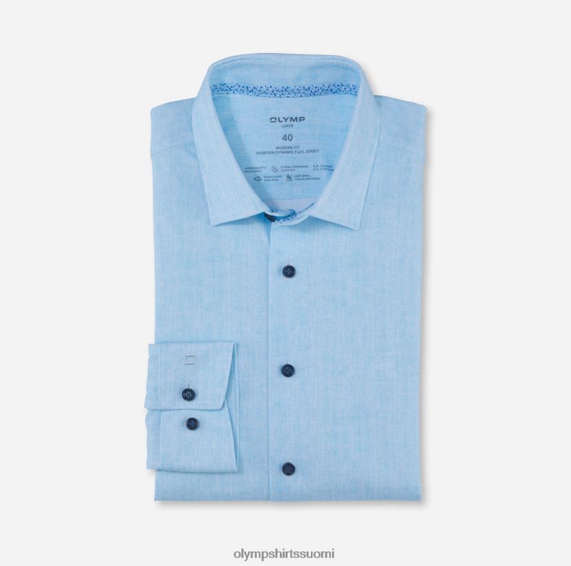 vaatetus OLYMP luxor 24/7 moderni istuvuus, bisnespaita, uusi kent, aqua 24N6D1147