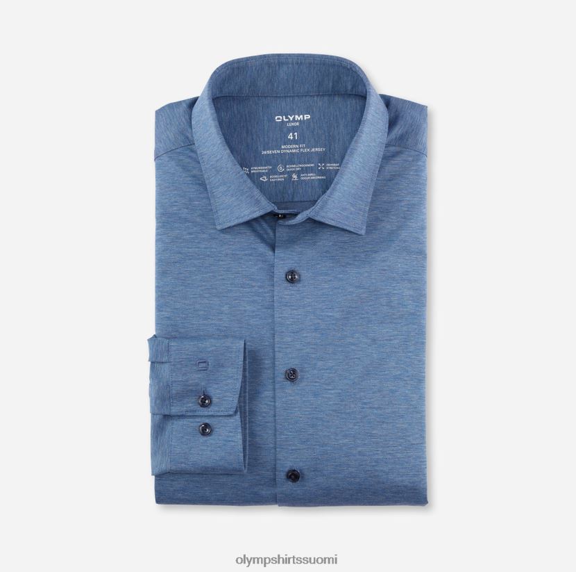 vaatetus OLYMP luxor 24/7 moderni istuvuus, bisnespaita, uusi kent, bleu 24N6D1078