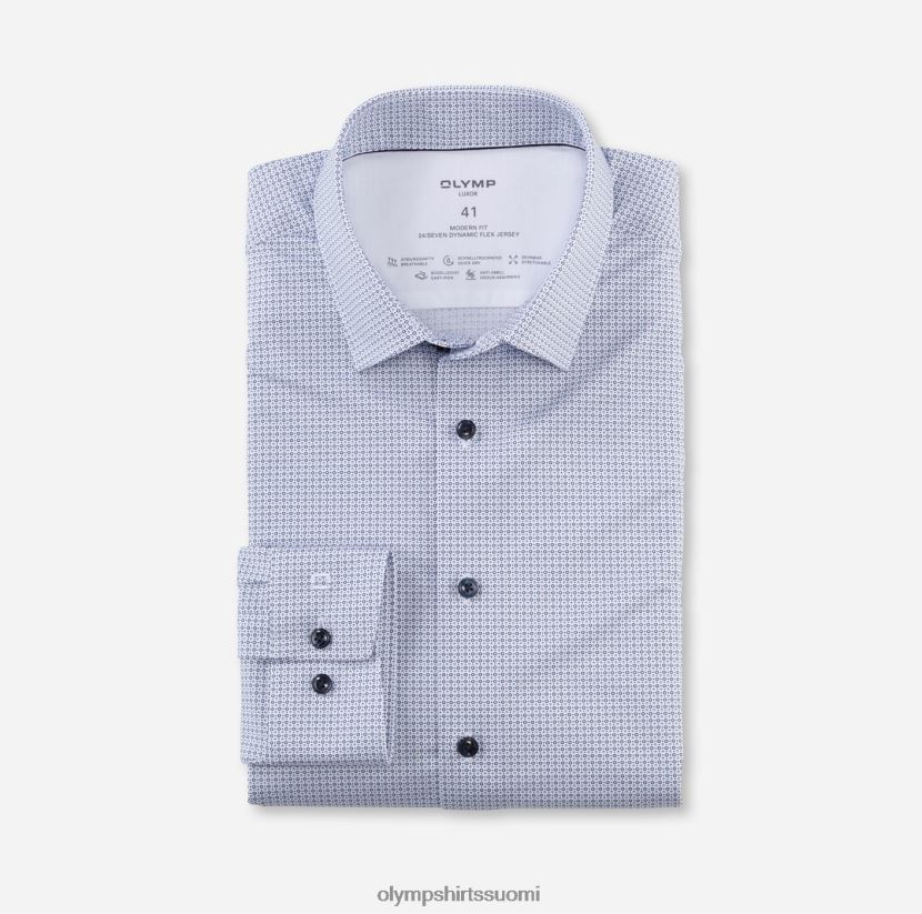 vaatetus OLYMP luxor 24/7 moderni istuvuus, bisnespaita, uusi kent, bleu 24N6D1275