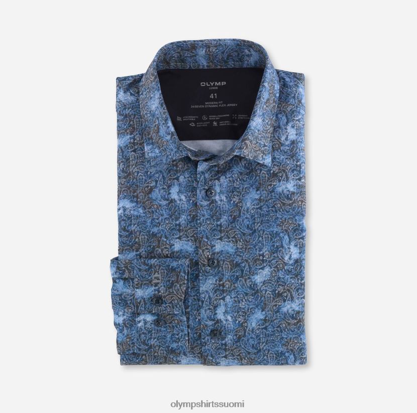 vaatetus OLYMP luxor 24/7 moderni istuvuus, bisnespaita, uusi kent, meri 24N6D1303