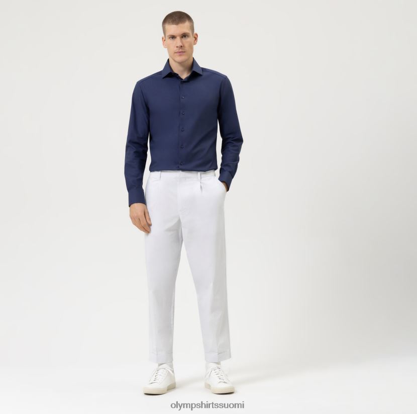 vaatetus OLYMP luxor 24/7 moderni istuvuus, työpaita, erittäin lyhythihainen, globaali kent, meri 24N6D1464