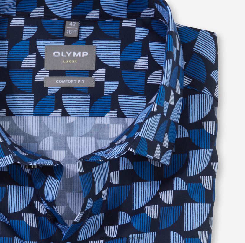 vaatetus OLYMP luxor comfort fit, bisnespaita, uusi kent, kuninkaallinen 24N6D1522