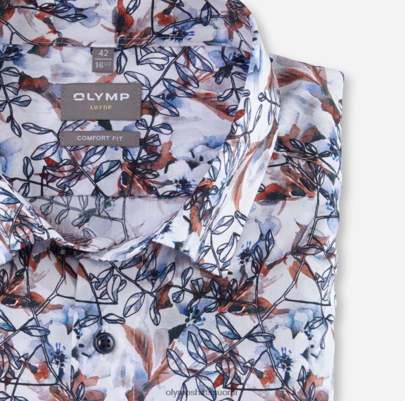 vaatetus OLYMP luxor comfort fit, työpaita, napin alla, mandariini 24N6D1627