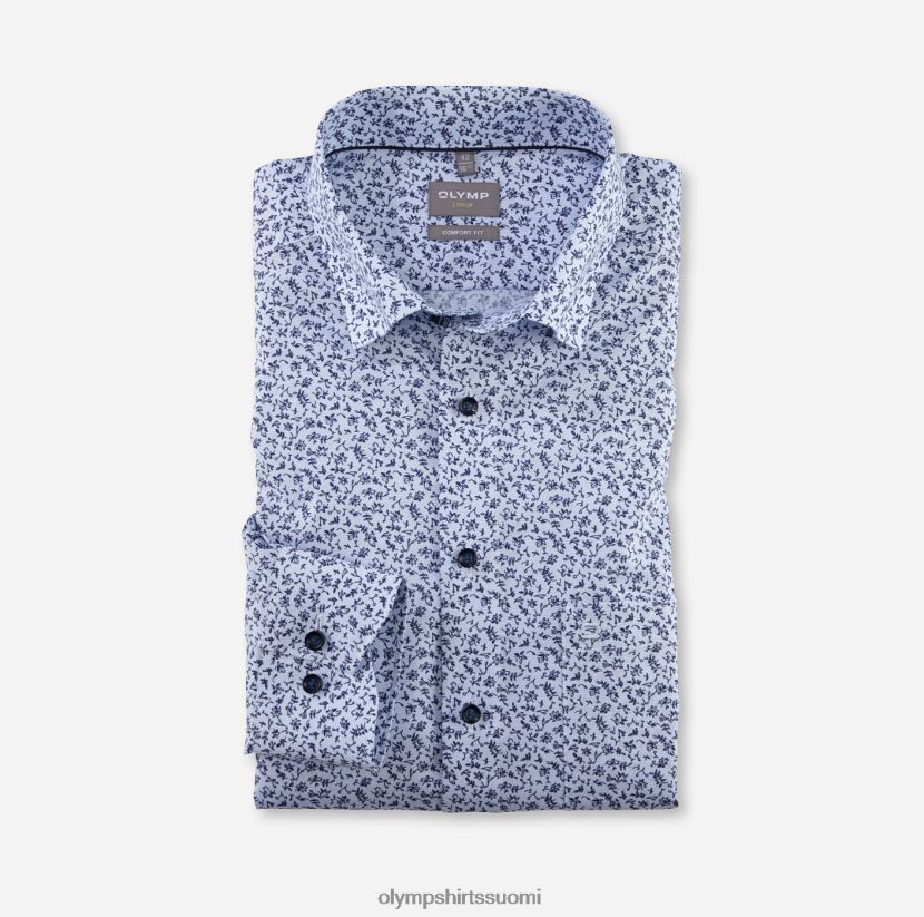 vaatetus OLYMP luxor comfort fit, työpaita, napin alla, sininen 24N6D1595