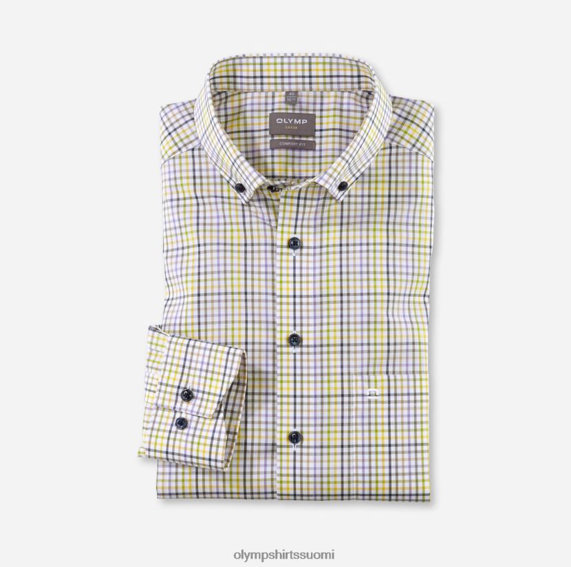 vaatetus OLYMP luxor comfort fit, työpaita, napitus, lime 24N6D1481