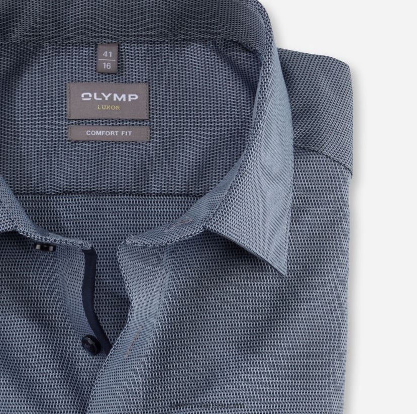 vaatetus OLYMP luxor comfort fit, työpaita, uusi kent, bleu 24N6D1493