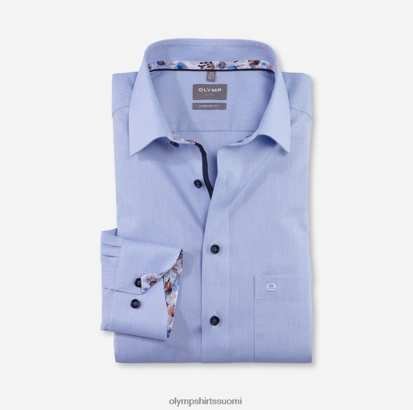 vaatetus OLYMP luxor comfort fit, työpaita, uusi kent, bleu 24N6D1618