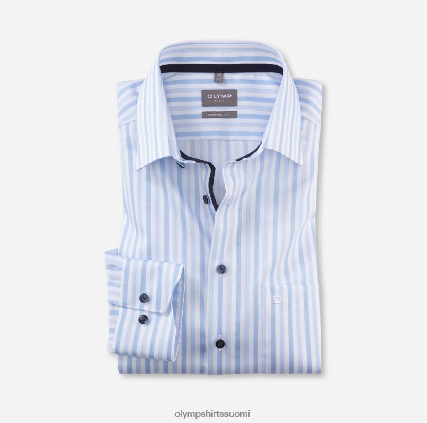 vaatetus OLYMP luxor comfort fit, työpaita, uusi kent, bleu 24N6D1652