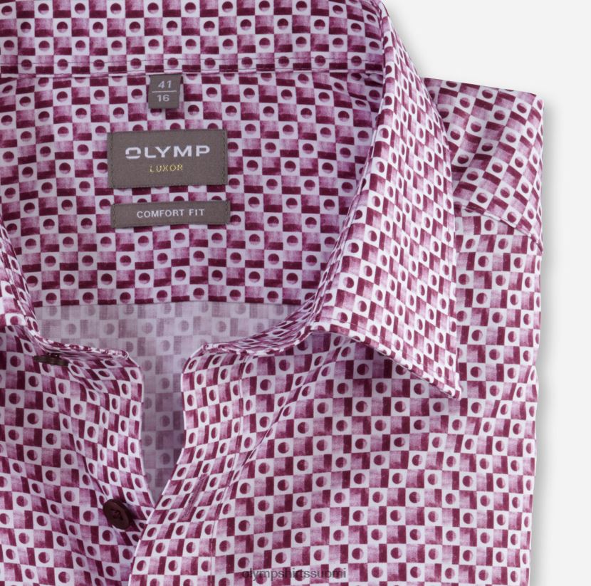 vaatetus OLYMP luxor comfort fit, työpaita, uusi kent, fuksia 24N6D1500