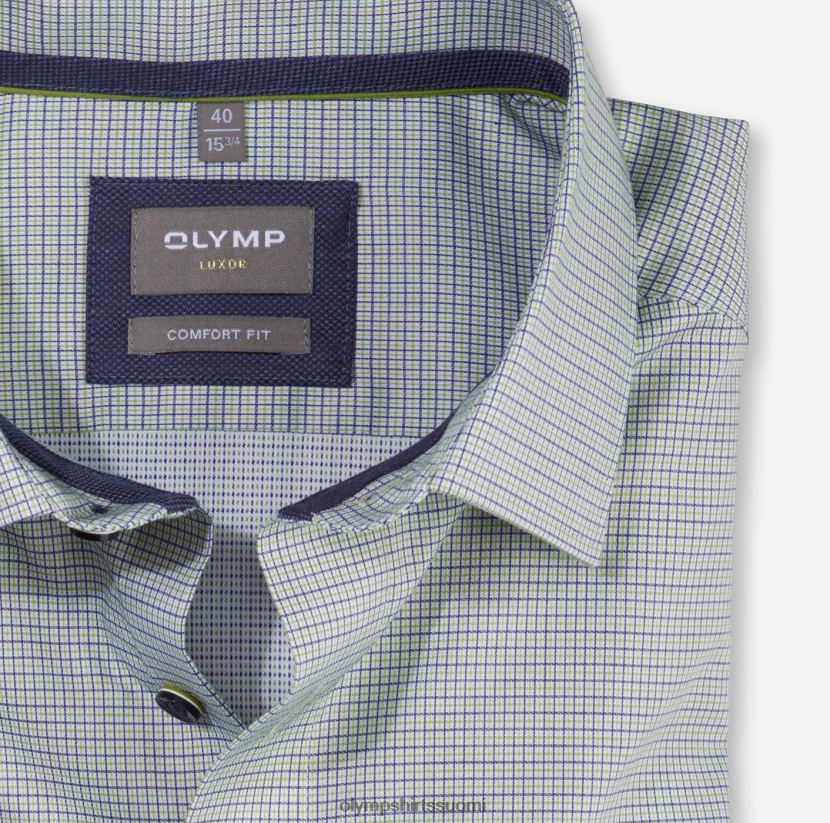 vaatetus OLYMP luxor comfort fit, työpaita, uusi kent, lime 24N6D1534