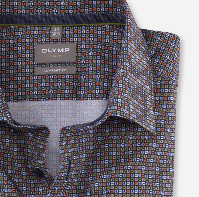 vaatetus OLYMP luxor comfort fit, työpaita, uusi kent, lime 24N6D1585