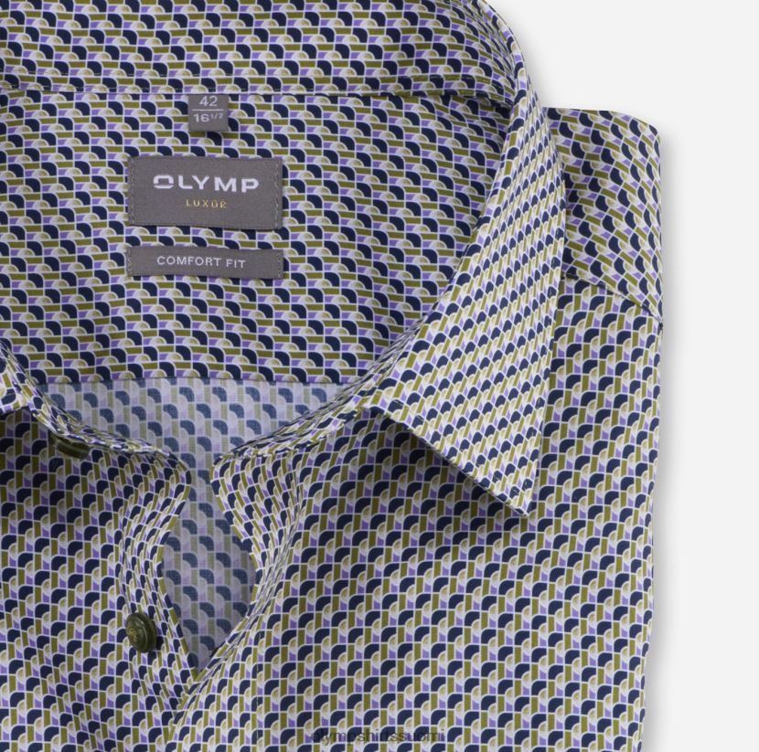 vaatetus OLYMP luxor comfort fit, työpaita, uusi kent, lime 24N6D1617