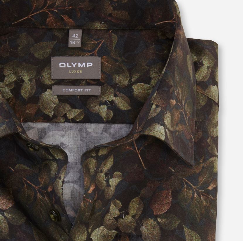 vaatetus OLYMP luxor comfort fit, työpaita, uusi kent, limenvihreä 24N6D1660