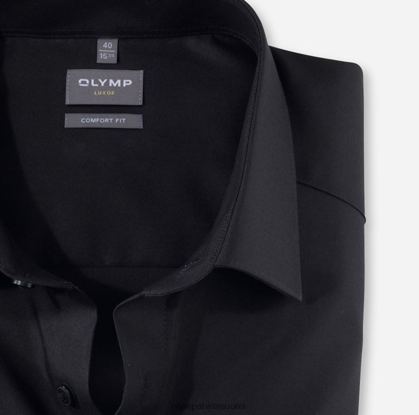 vaatetus OLYMP luxor comfort fit, työpaita, uusi kent, musta 24N6D1676