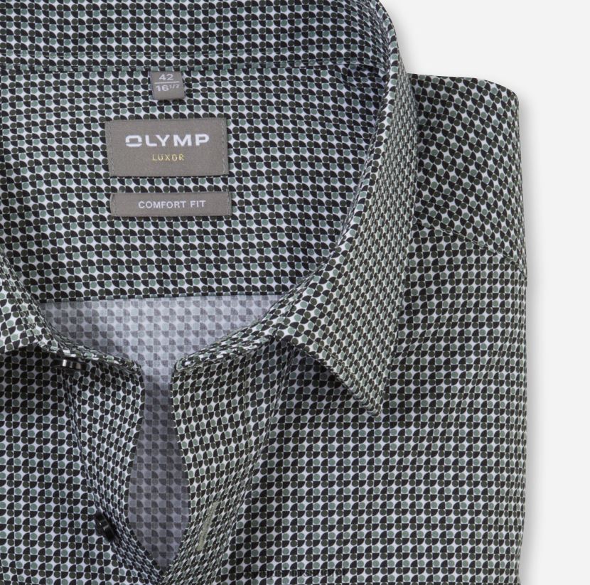 vaatetus OLYMP luxor comfort fit, työpaita, uusi kent, oliivi 24N6D1657