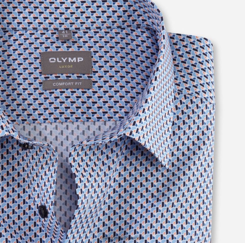 vaatetus OLYMP luxor comfort fit, työpaita, uusi kent, oranssi 24N6D1541