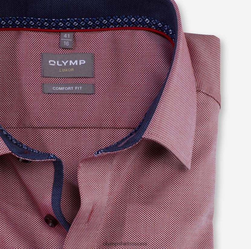 vaatetus OLYMP luxor comfort fit, työpaita, uusi kent, punainen 24N6D1650