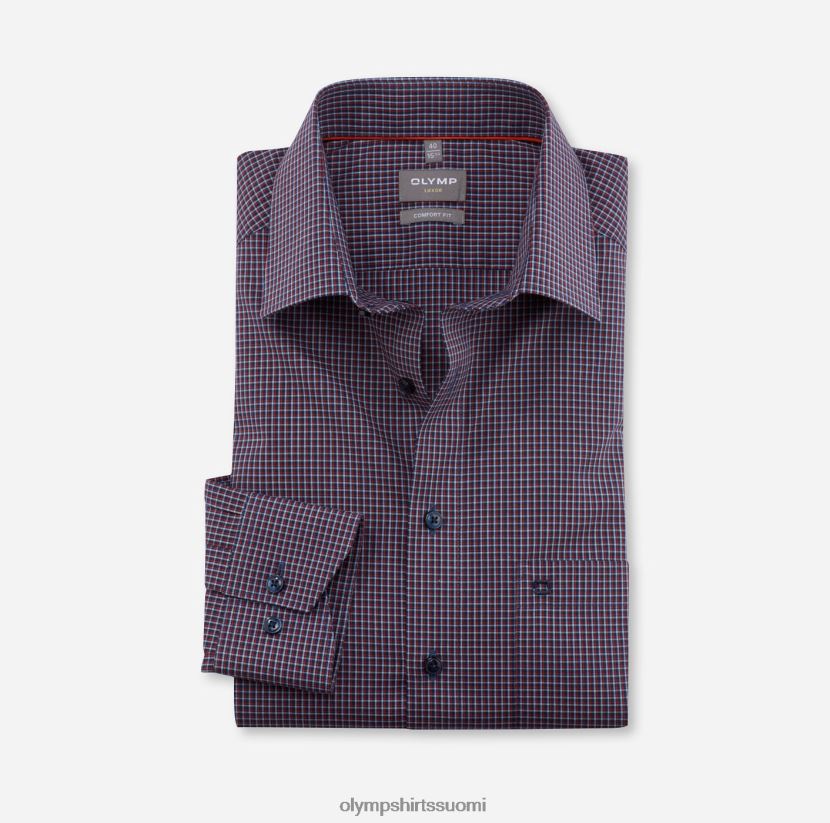 vaatetus OLYMP luxor comfort fit, työpaita, uusi kent, punainen oranssi 24N6D1672