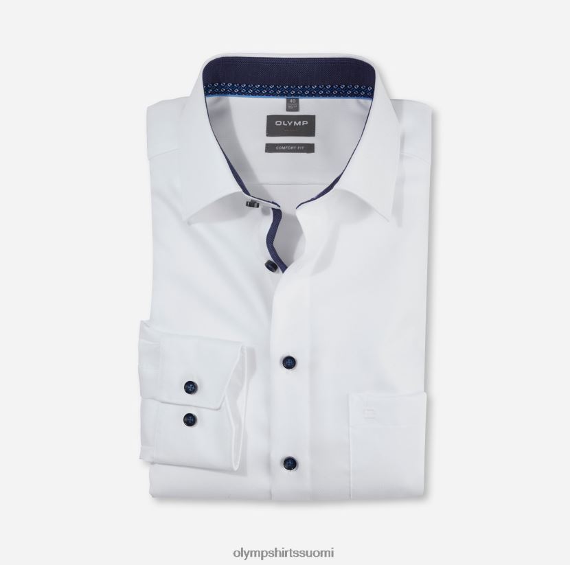 vaatetus OLYMP luxor comfort fit, työpaita, uusi kent, valkoinen 24N6D1636