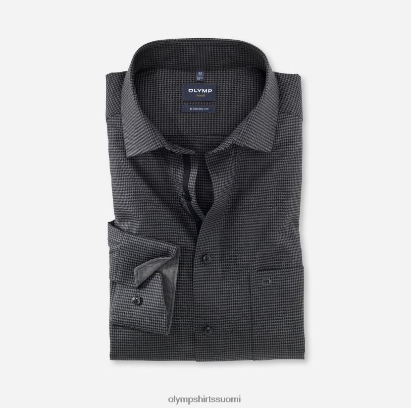 vaatetus OLYMP luxor modern fit, business paita, pitkähihainen extra pitkä, globaali kent, musta 24N6D1445