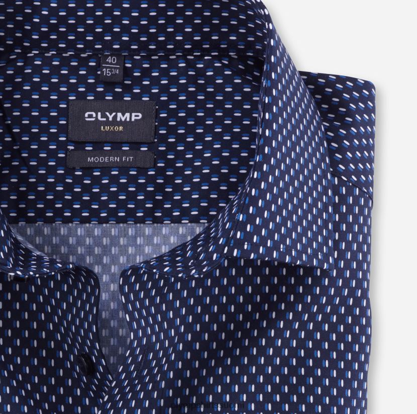 vaatetus OLYMP luxor moderni istuvuus, bisnespaita, erittäin lyhythihainen, globaali kent, royal 24N6D1461