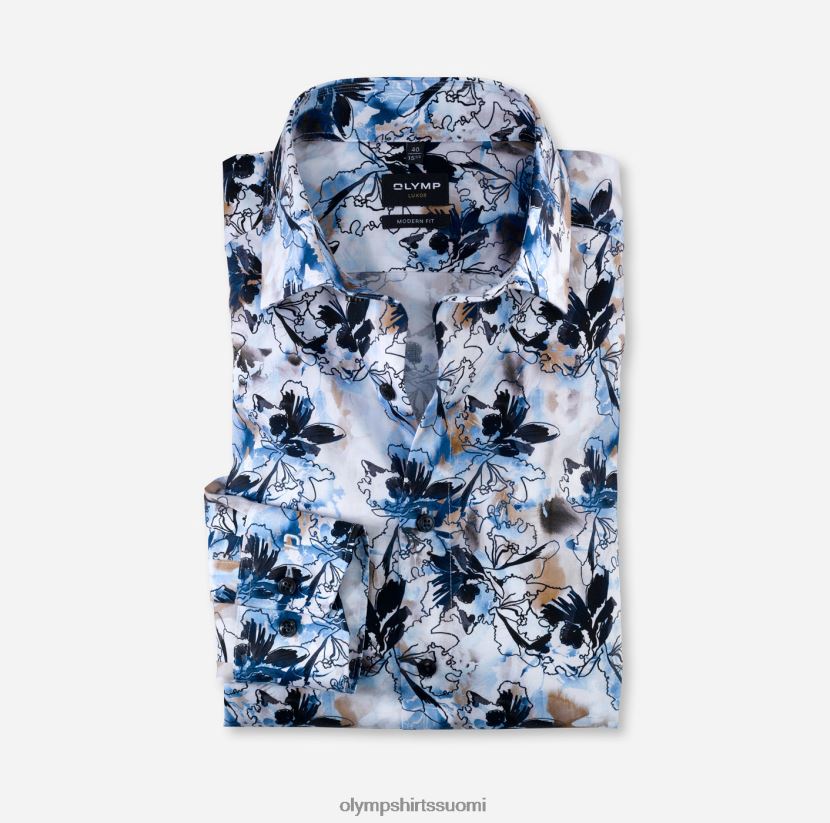 vaatetus OLYMP luxor moderni istuvuus, bisnespaita, globaali kent, bleu 24N6D1334