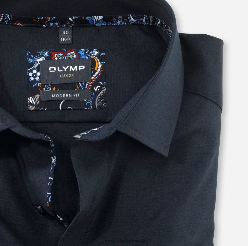 vaatetus OLYMP luxor moderni istuvuus, bisnespaita, globaali kent, koboltti 24N6D1302