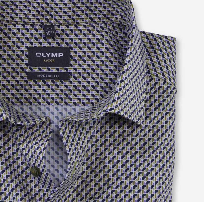 vaatetus OLYMP luxor moderni istuvuus, bisnespaita, globaali kent, lime 24N6D1088