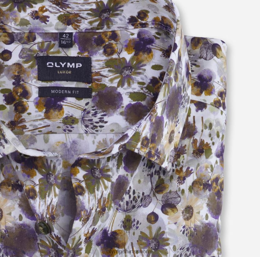 vaatetus OLYMP luxor moderni istuvuus, bisnespaita, globaali kent, lime 24N6D1154