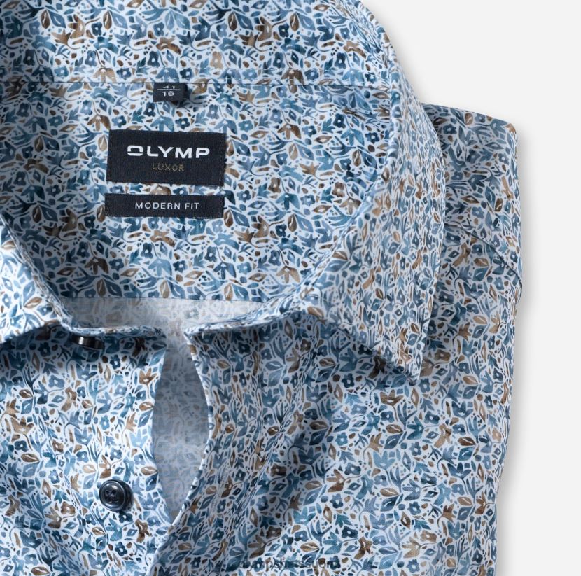 vaatetus OLYMP luxor moderni istuvuus, bisnespaita, globaali kent, luonnollinen 24N6D1289