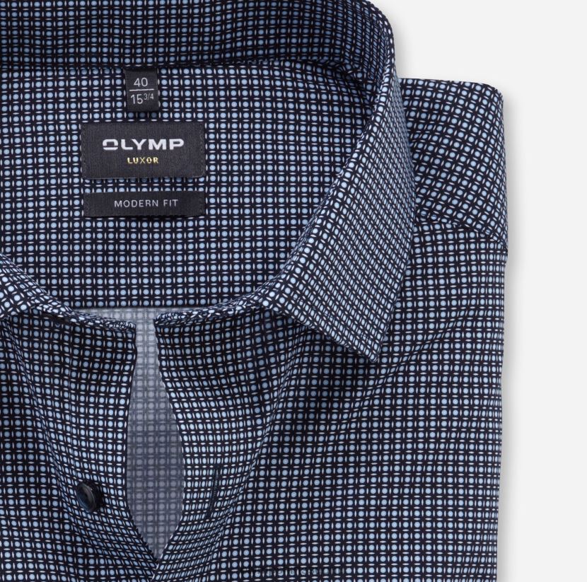 vaatetus OLYMP luxor moderni istuvuus, bisnespaita, globaali kent, meri 24N6D1157