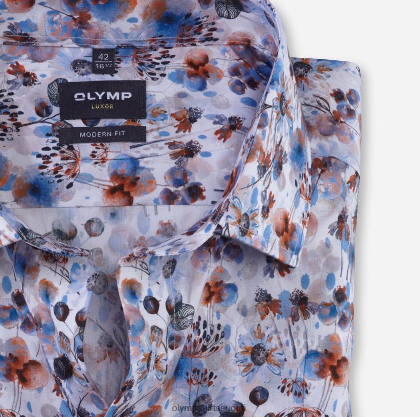 vaatetus OLYMP luxor moderni istuvuus, bisnespaita, globaali kent, oranssi 24N6D1159