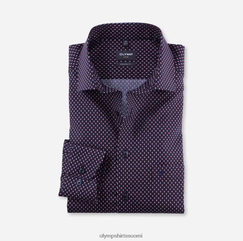 vaatetus OLYMP luxor moderni istuvuus, bisnespaita, globaali kent, punainen 24N6D1021